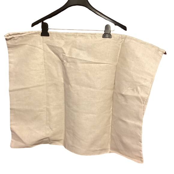 🛍️ XXL Michael Kors Cream Canvas Dust Protective Bag with Logo - Picture 2 of 2